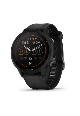 Смарт-годинник Forerunner 955 Solar з чорним силіконовим ремінцем