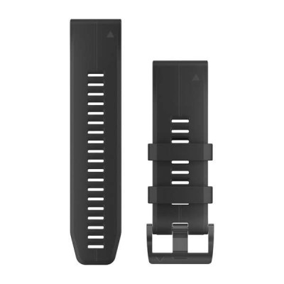 Ремінець для  Fenix 5X Plus 26mm QuickFit Black Silicone Band