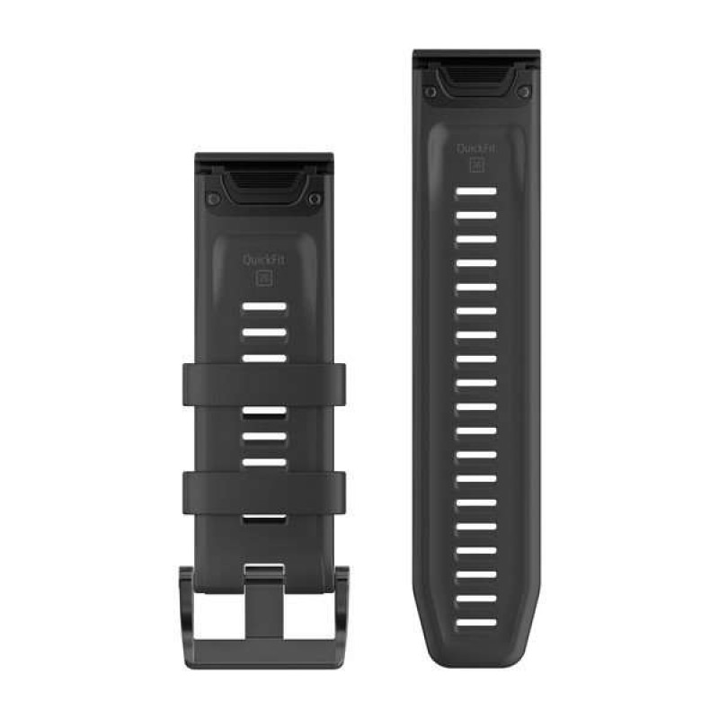 Ремінець для  Fenix 5X Plus 26mm QuickFit Black Silicone Band