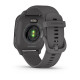 Смарт-годинник Garmin Venu Sq 2 сланцевий сірий з алюмінієвим безелем та сірим силіконовим ремінцем
