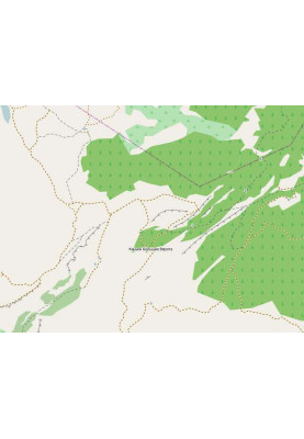 Топографічна карта з детальними стежками від для  OpenStreetMap