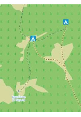 Топографічна карта з детальними стежками від для  OpenStreetMap