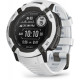 Смарт-годинник Garmin Instinct 2X Solar з білим силіконовим ремінцем