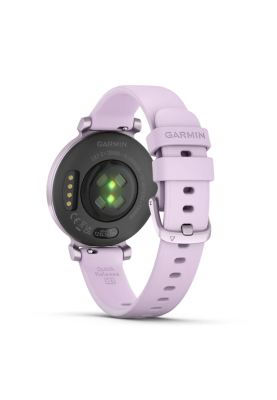 Смарт-годинник Garmin Lily 2 бузковий металік з силіконовим ремінцем світло-фіолетового кольору