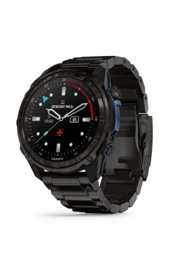 Смарт-годинник Garmin Descent Mk3i 51 мм корпус сірий карбон титановий DLC з титановим DLC браслетом