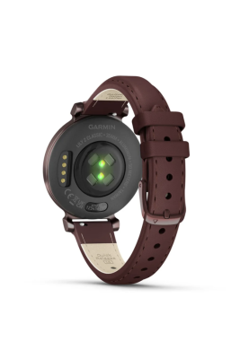 Смарт-годинник Garmin Lily 2 Classic темно-бронзовий із шкіряним ремінцем кольору шовковиці