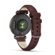 Смарт-годинник Garmin Lily 2 Classic темно-бронзовий із шкіряним ремінцем кольору шовковиці
