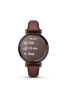 Смарт-годинник Garmin Lily 2 Classic темно-бронзовий із шкіряним ремінцем кольору шовковиці