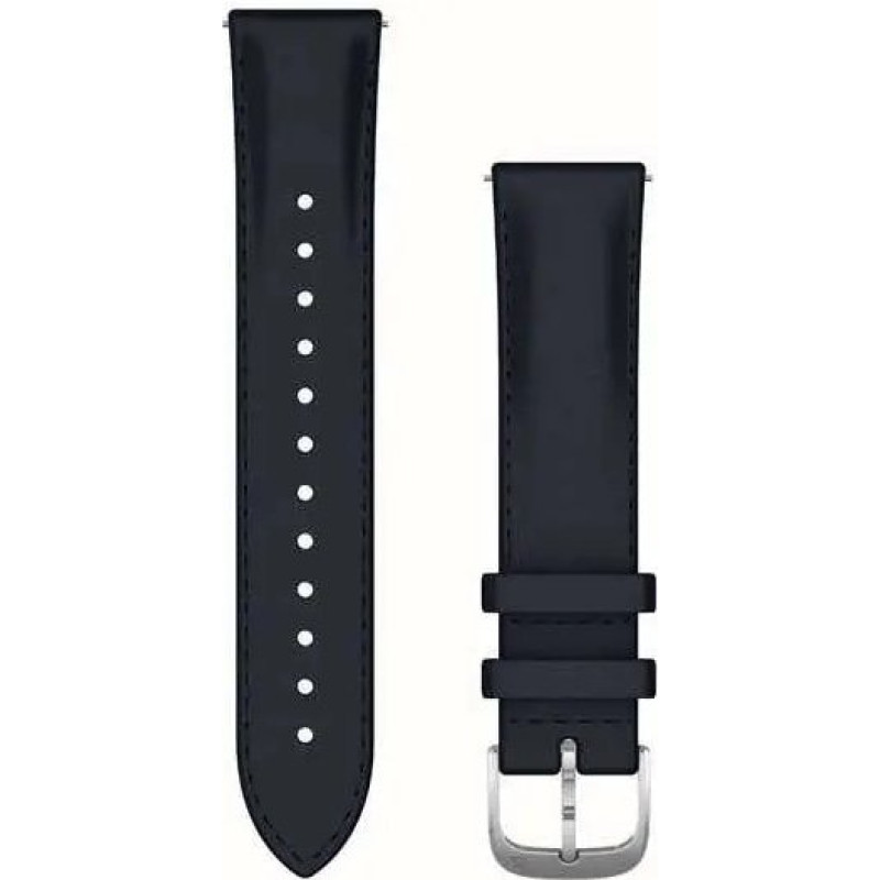 Ремінець Garmin Quick Release vivomove Luxe 20mm Leather Silver-Blue