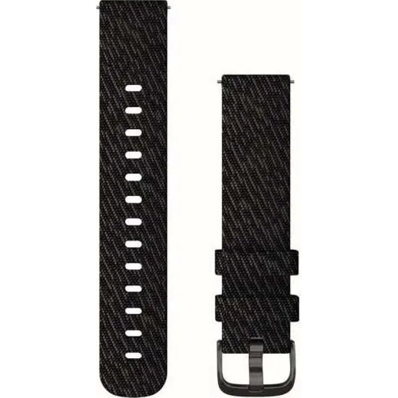Ремінець Garmin Quick Release vivomove Style 20mm Fabric Gunmetal-Dark Gray