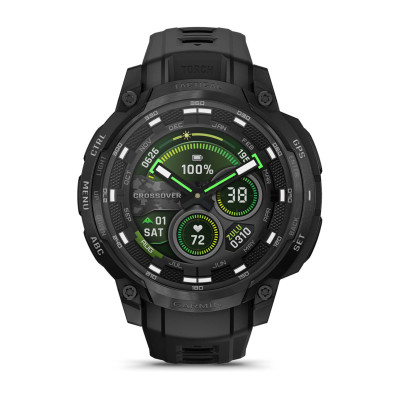 Смарт-годинник Garmin Instinct Crossover AMOLED Tactical Edition, Black/Black Смарт-годинник Garmin Instinct Crossover AMOLED Tactical Edition, Black/Black