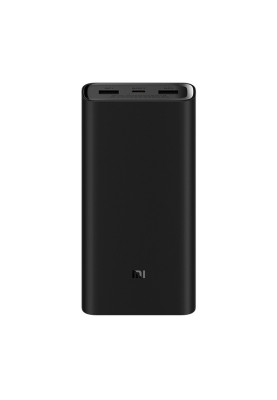 Зовнішній портативний акумулятор Xiaomi Mi Power Bank 3 20000mAh Black 50W