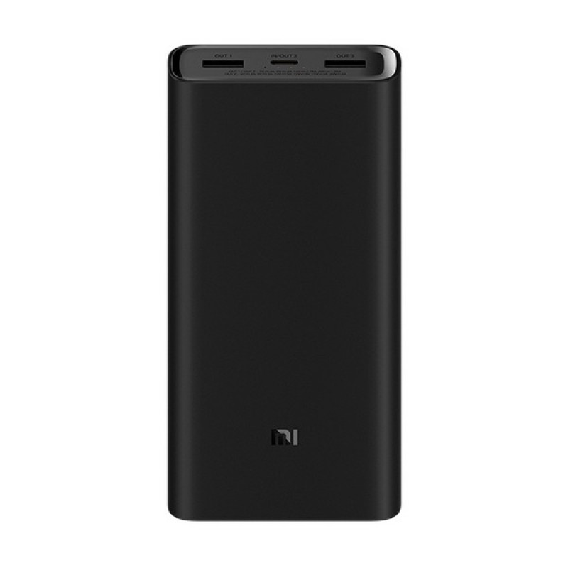 Зовнішній портативний акумулятор Xiaomi Mi Power Bank 3 20000mAh Black 50W