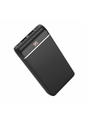 Зовнішній портативний акумулятор Hoco J59A 20000mAh Black 10W