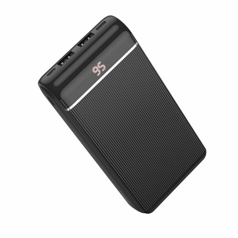 Зовнішній портативний акумулятор Hoco J59A 20000mAh Black 10W