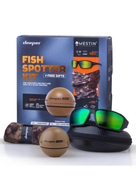Deeper CHIRP+ 2.0 Wi-Fi+GPS (Діпер Чірп+ 2) бездротовий ехолот + Fish Spotter Kit 2023