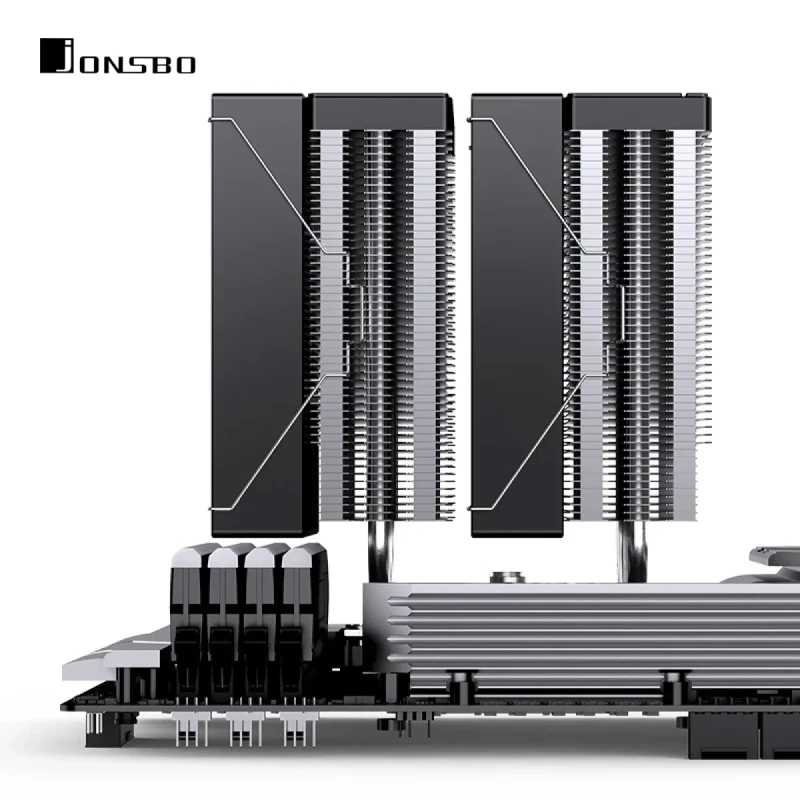 Процесорний кулер JONSBO CA80 Black (120mm/4pin/1800RPM/32.6Dba/6 тепл. трубки)