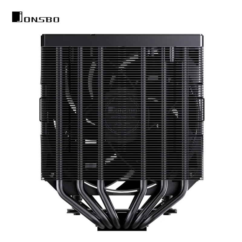 Процесорний кулер JONSBO CA90 Black (120mm/4pin/1800RPM/32.6Dba/6 тепл. трубки)