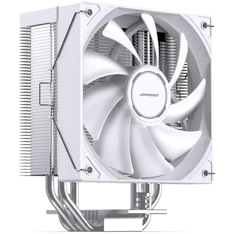Процесорний кулер JONSBO CB40 White (120mm/4pin/1800RPM/35.4Dba/4 тепл. трубки)