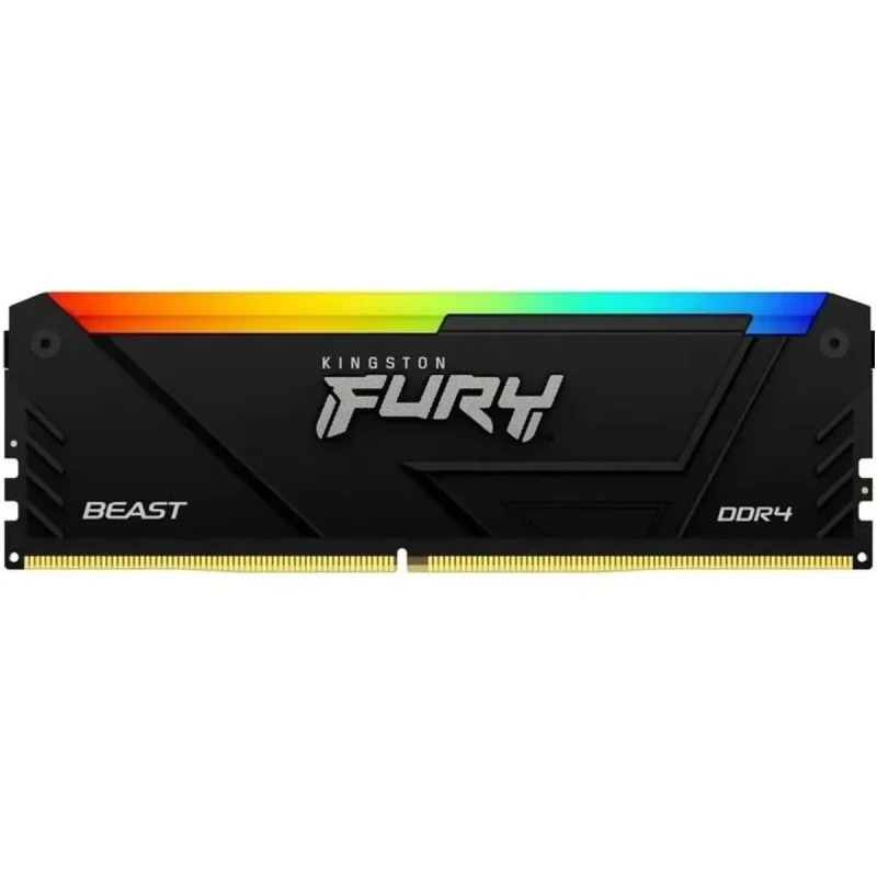 Модуль пам'яті Kingston Fury Beast RGB Black DDR4-3200 16GB CL16-18-18 1.35V