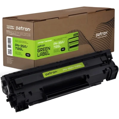 Картридж Patron HP LJ CB435A/CANON 712 GREEN Label (PN-35A/712GL)