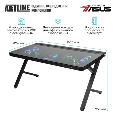 Комп'ютер в столі ARTLINE Overlord DESKPro Windows 11 Pro (DESKProv03Win) Комп'ютер в столі ARTLINE Overlord DESKPro Windows 11 Pro (DESKProv03Win)