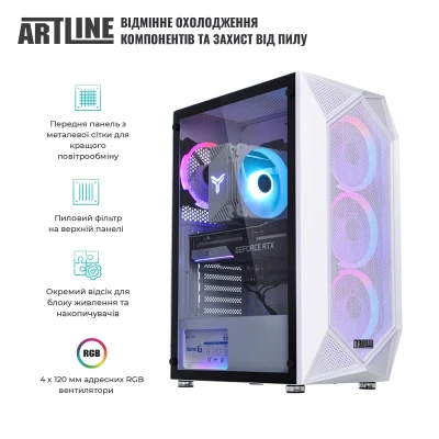 Комп'ютер ARTLINE Gaming X49WHITE (X49WHITEv79)