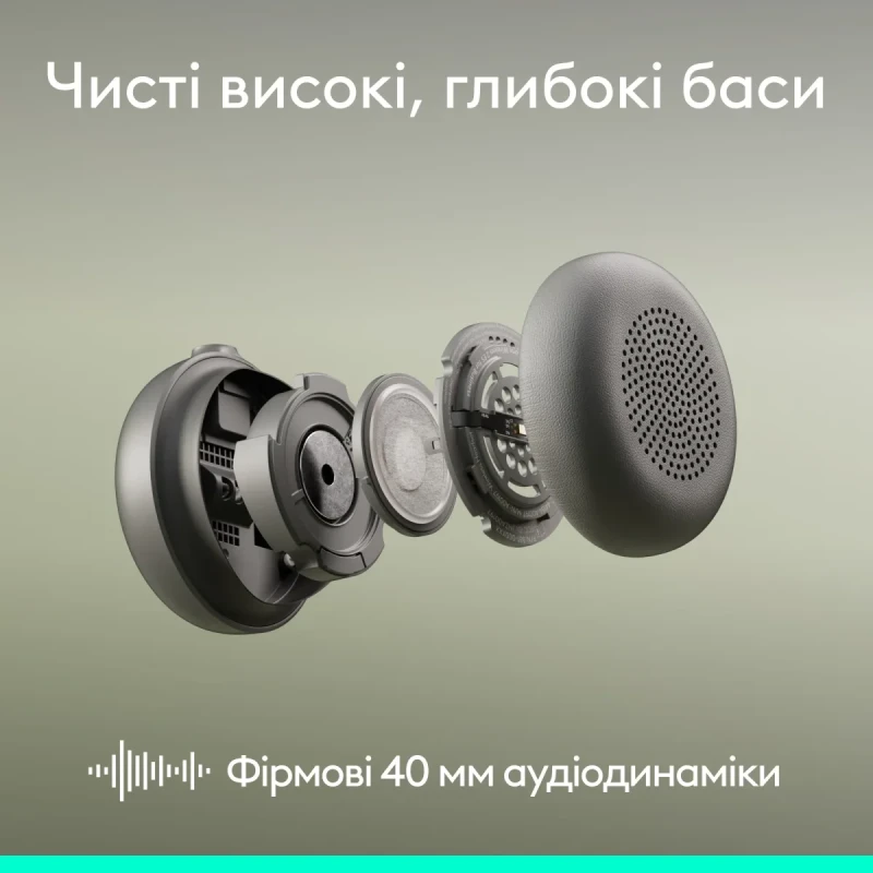 Навушники Logitech Zone Wireless 2 ES for Busines Graphite UC version (981-001498)