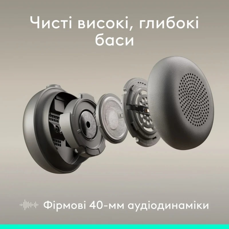 Навушники Logitech Zone Wired 2 for Business USB Graphite UC version (981-001618)