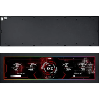 Дисплей Lian Li 8.8" Universal Screen Mount, Black (G89.SM088X.00) Дисплей Lian Li 8.8" Universal Screen Mount, Black (G89.SM088X.00)