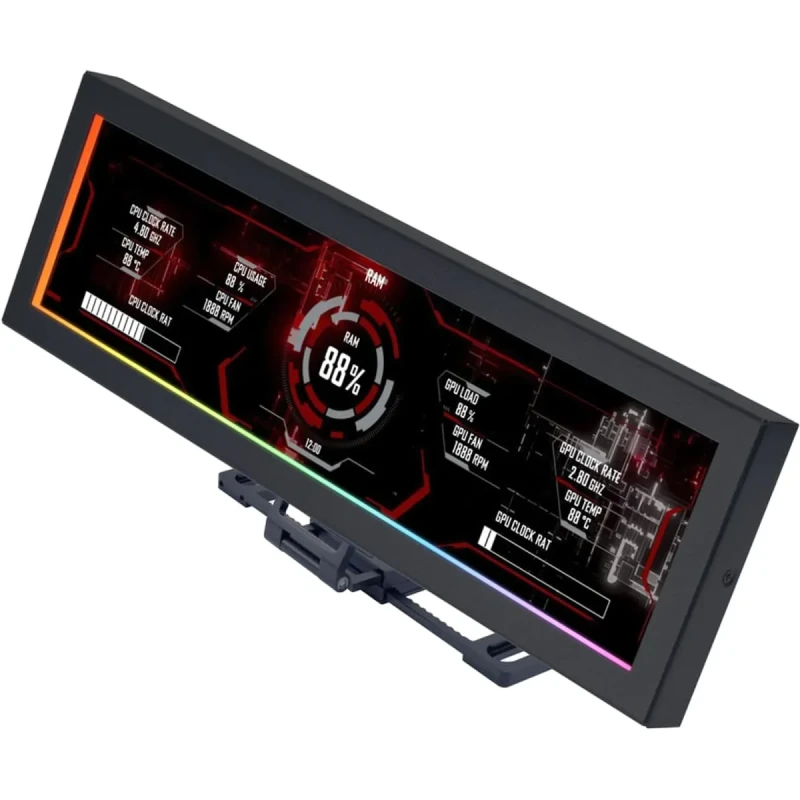 Дисплей Lian Li 8.8" Universal Screen Mount, Black (G89.SM088X.00)