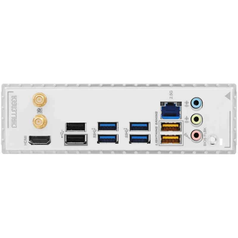Материнська плата ASRock B850M CHALLENGER WIFI WHITE (sAM5, AMD B850, DDR5, mATX)