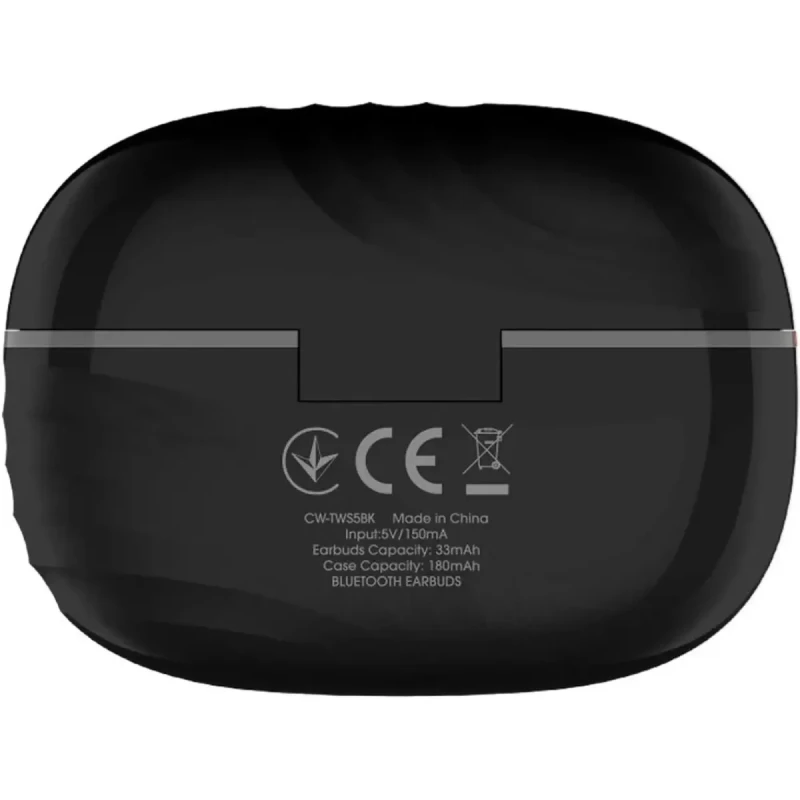 Навушники бездротові СolorWay Slim TWS-5 Earbuds Black (CW-TWS5BK)