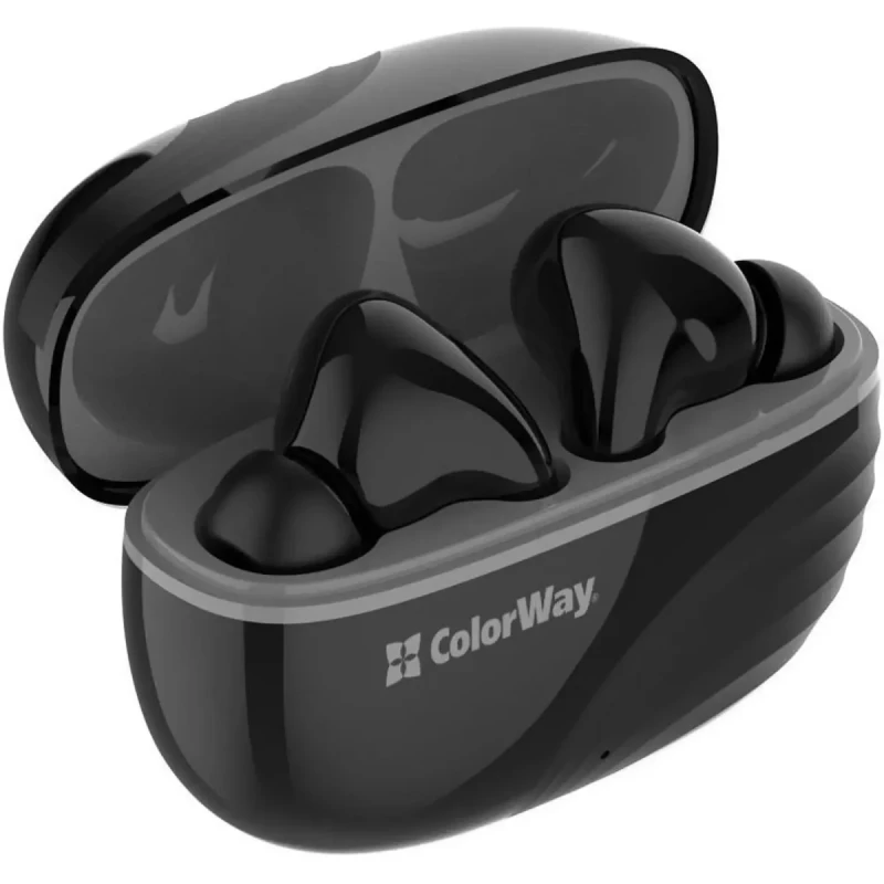 Навушники бездротові СolorWay Slim TWS-5 Earbuds Black (CW-TWS5BK)