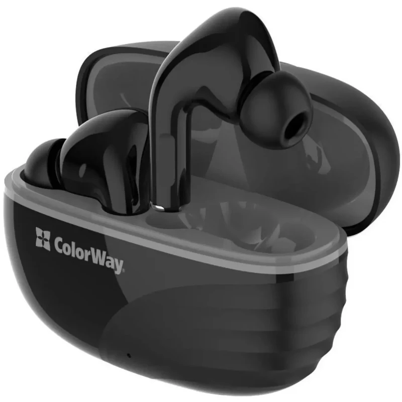 Навушники бездротові СolorWay Slim TWS-5 Earbuds Black (CW-TWS5BK)