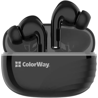 Навушники бездротові СolorWay Slim TWS-5 Earbuds Black (CW-TWS5BK)