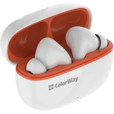 Навушники бездротові СolorWay Slim TWS-5 Earbuds White (CW-TWS5WT) Навушники бездротові СolorWay Slim TWS-5 Earbuds White (CW-TWS5WT)