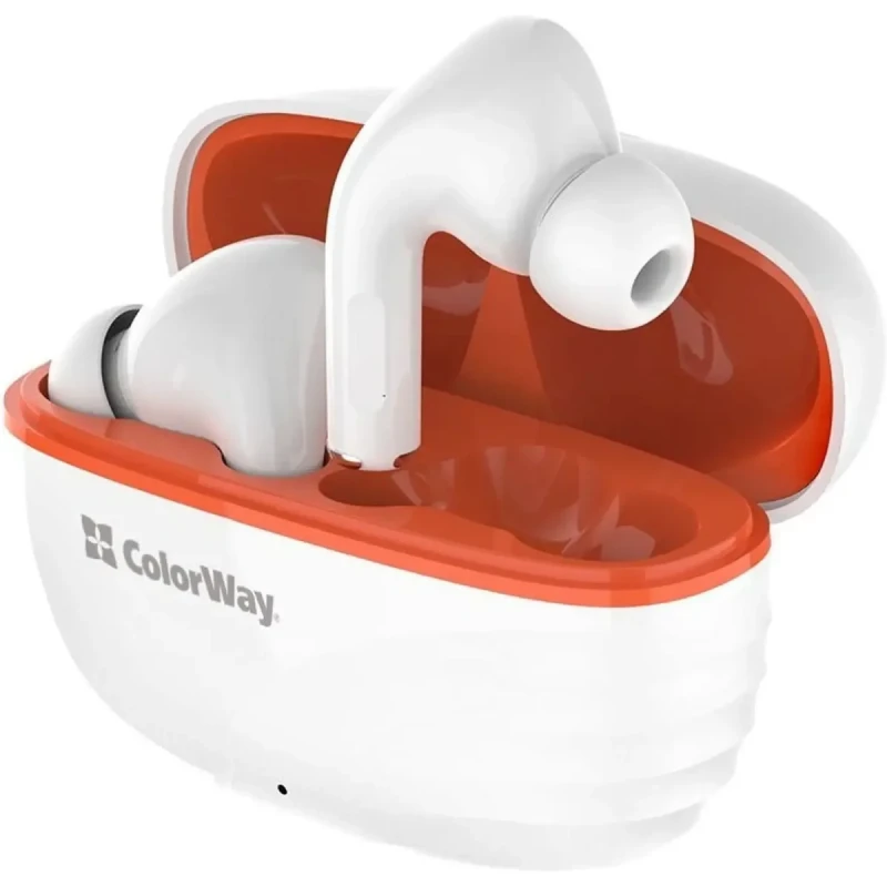 Навушники бездротові СolorWay Slim TWS-5 Earbuds White (CW-TWS5WT)