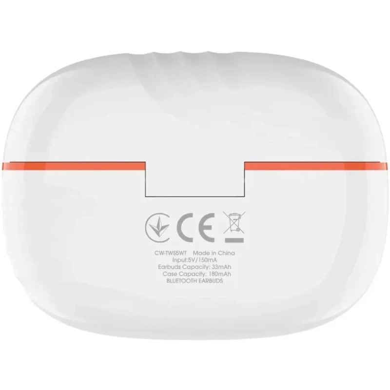 Навушники бездротові СolorWay Slim TWS-5 Earbuds White (CW-TWS5WT)