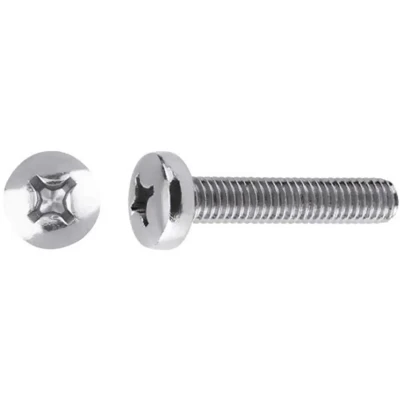 Гвинти DIN 7985 M4 x 35 cross flat zinc coated (94521)