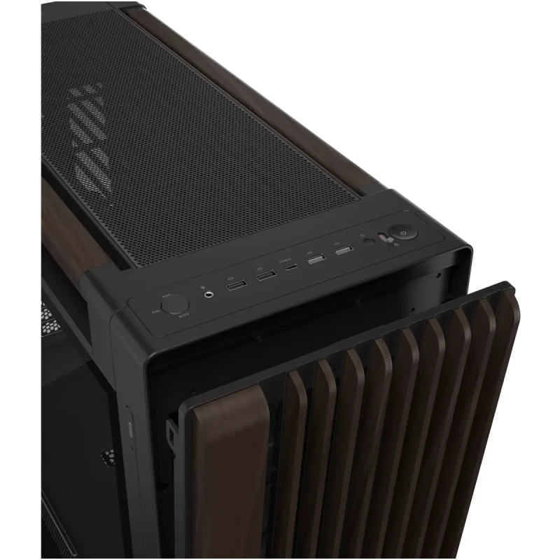 Корпус ASUS PA602/WALNUT WOOD/BLK/TG (90DC00J0-B09030) Black