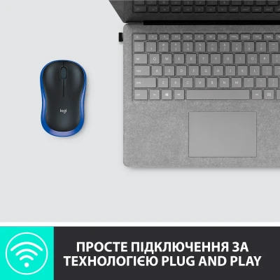 Мишка Logitech M185 Wireless Blue (910-002236) Мишка Logitech M185 Wireless Blue (910-002236)