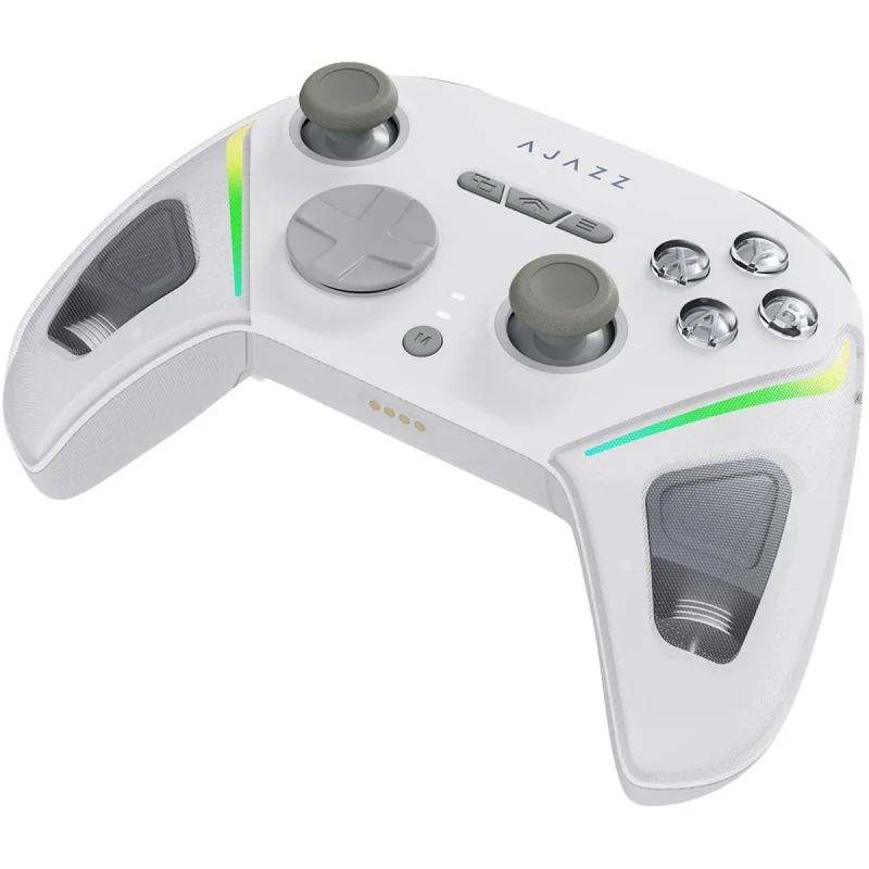 Геймпад Ajazz GP100 2.4G/BT/USB Switch/PC/iOS/Android RGB White (GP100-W)
