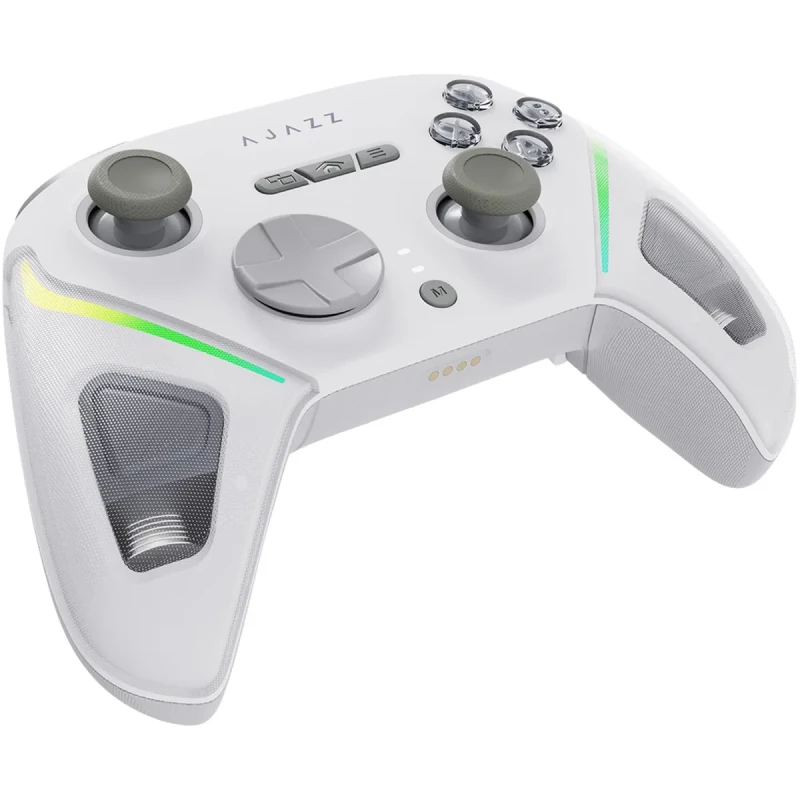 Геймпад Ajazz GP100 2.4G/BT/USB Switch/PC/iOS/Android RGB White (GP100-W)
