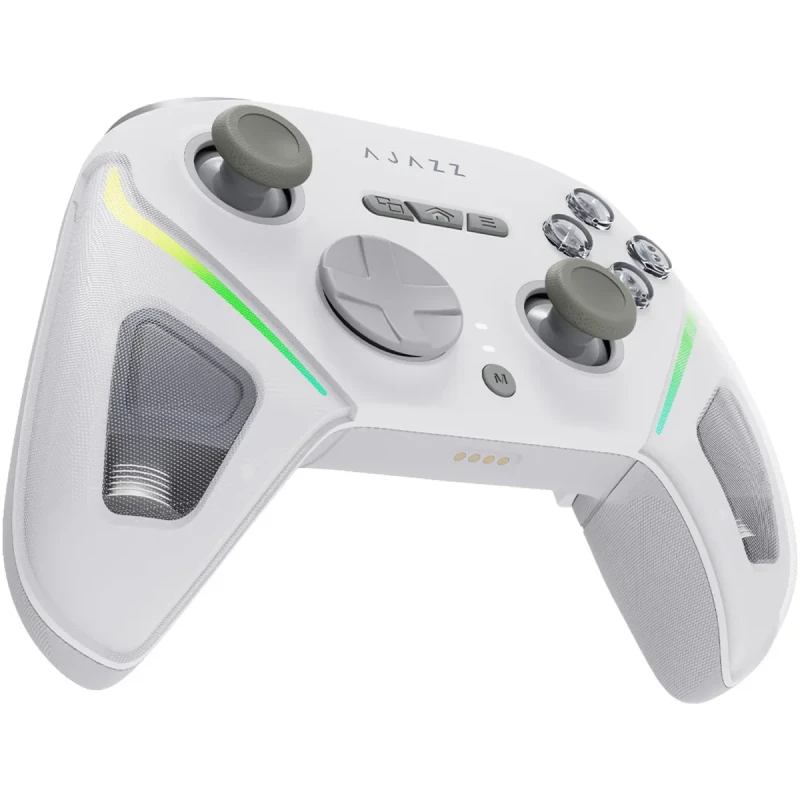 Геймпад Ajazz GP100 2.4G/BT/USB Switch/PC/iOS/Android RGB White (GP100-W)