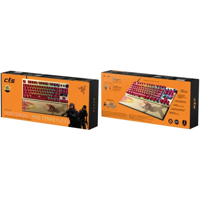Клавіатура RAZER Huntsman V3 PRO TKL, Counter-Strike 2 Ed. (RZ03-04982100-R3M1)