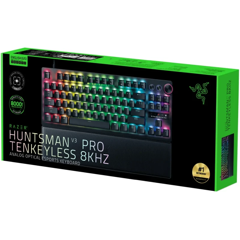 Клавіатура RAZER Huntsman V3 PRO TKL 8KHz (RZ03-05520100-R3M1)