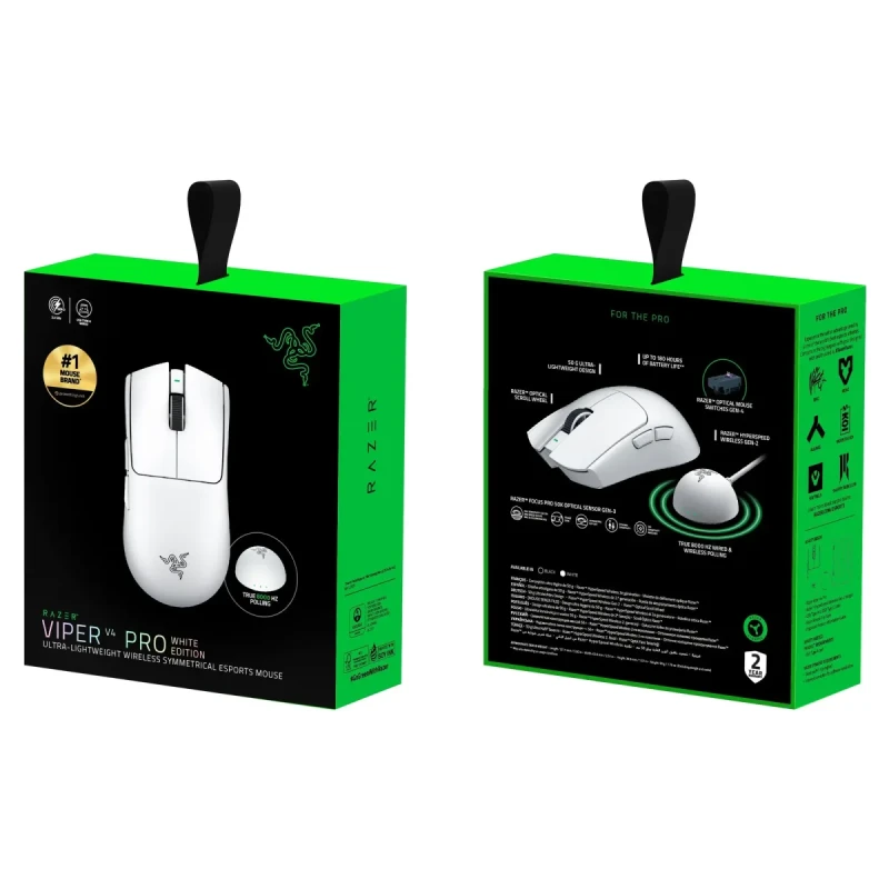 Мишка RAZER Viper V4 PRO Wireless, White (RZ01-05630200-R3G1)