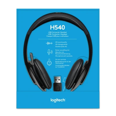Навушники Logitech H540 USB Headset (981-000480) Навушники Logitech H540 USB Headset (981-000480)