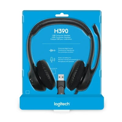 Навушники Logitech Headset H390 USB (981-000406) Навушники Logitech Headset H390 USB (981-000406)